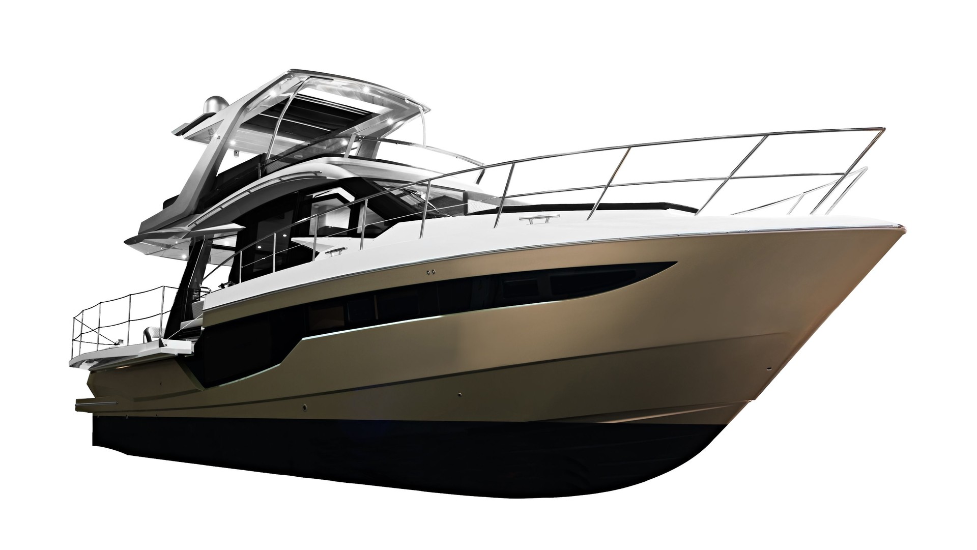 The image of large luxury passenger motor boat